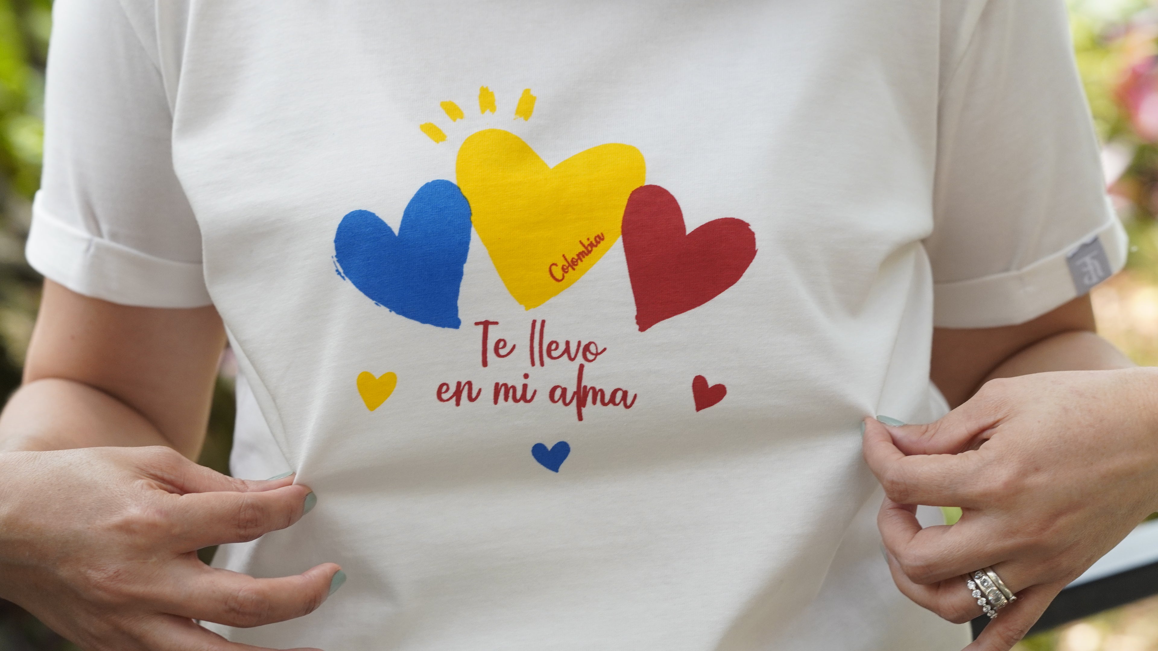 CAMISETA COLOMBIA TE LLEVO EN MI ALMA