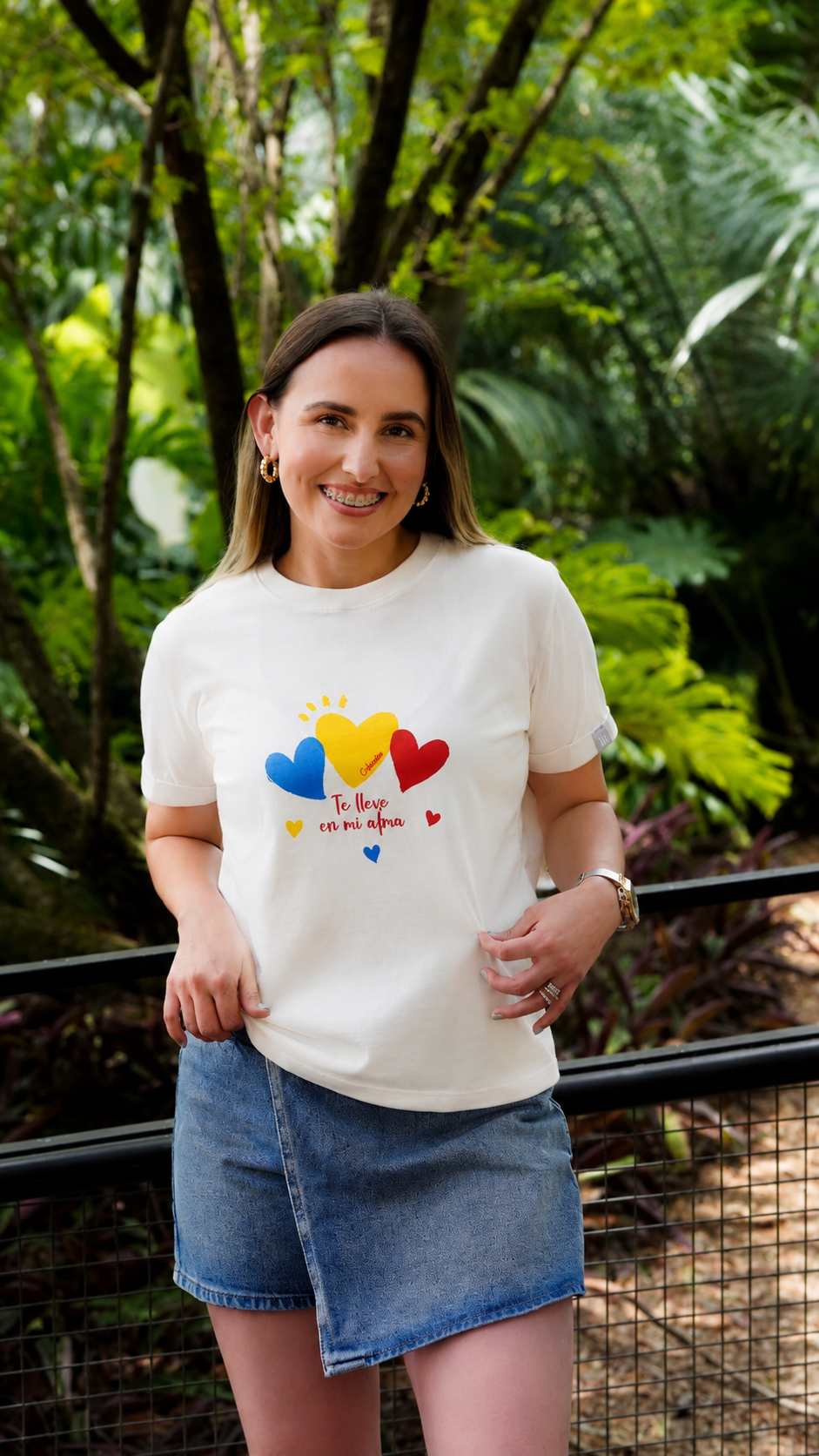 CAMISETA COLOMBIA TE LLEVO EN MI ALMA