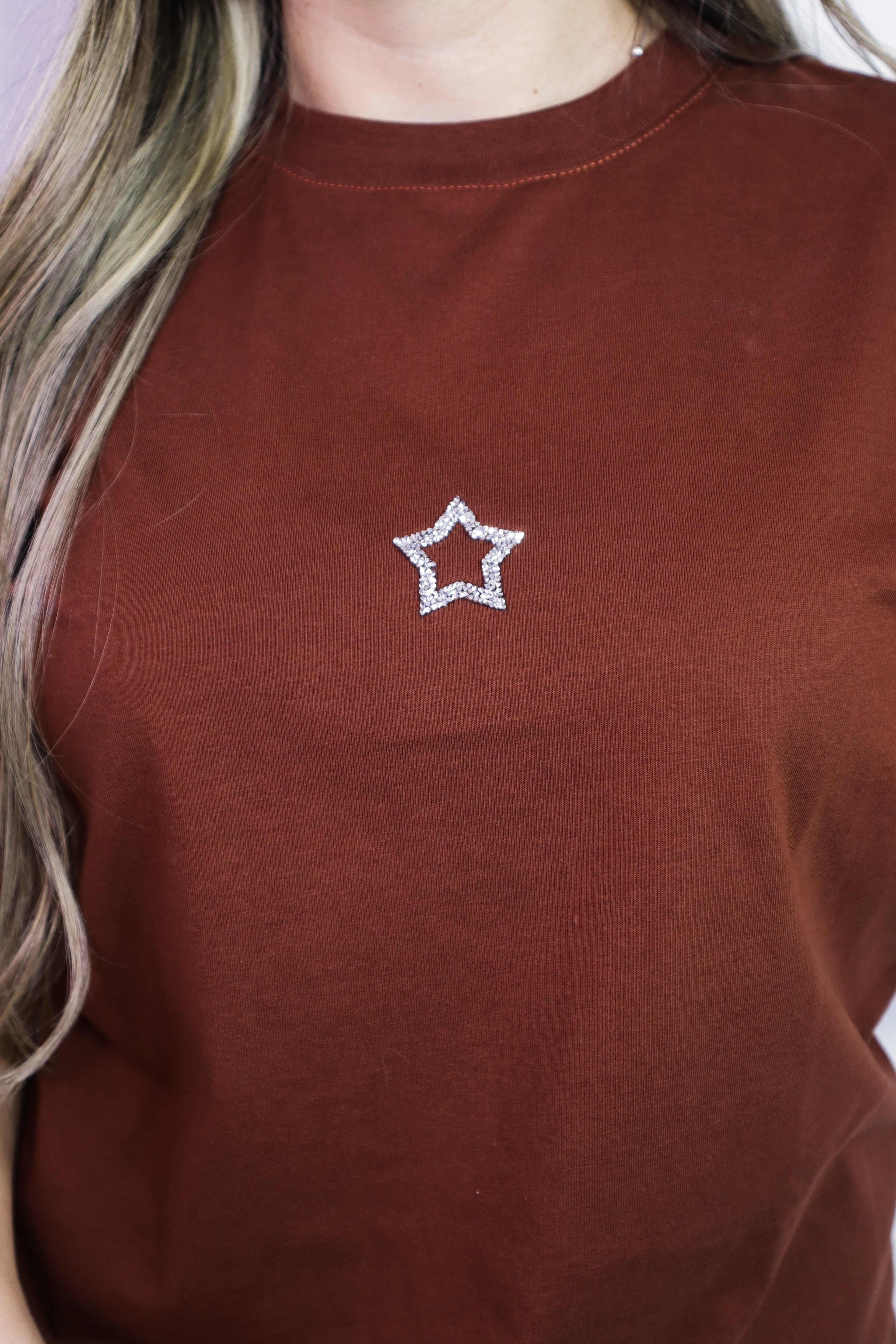 CAMISETA ESTRELLA EN PEDRERÍA
