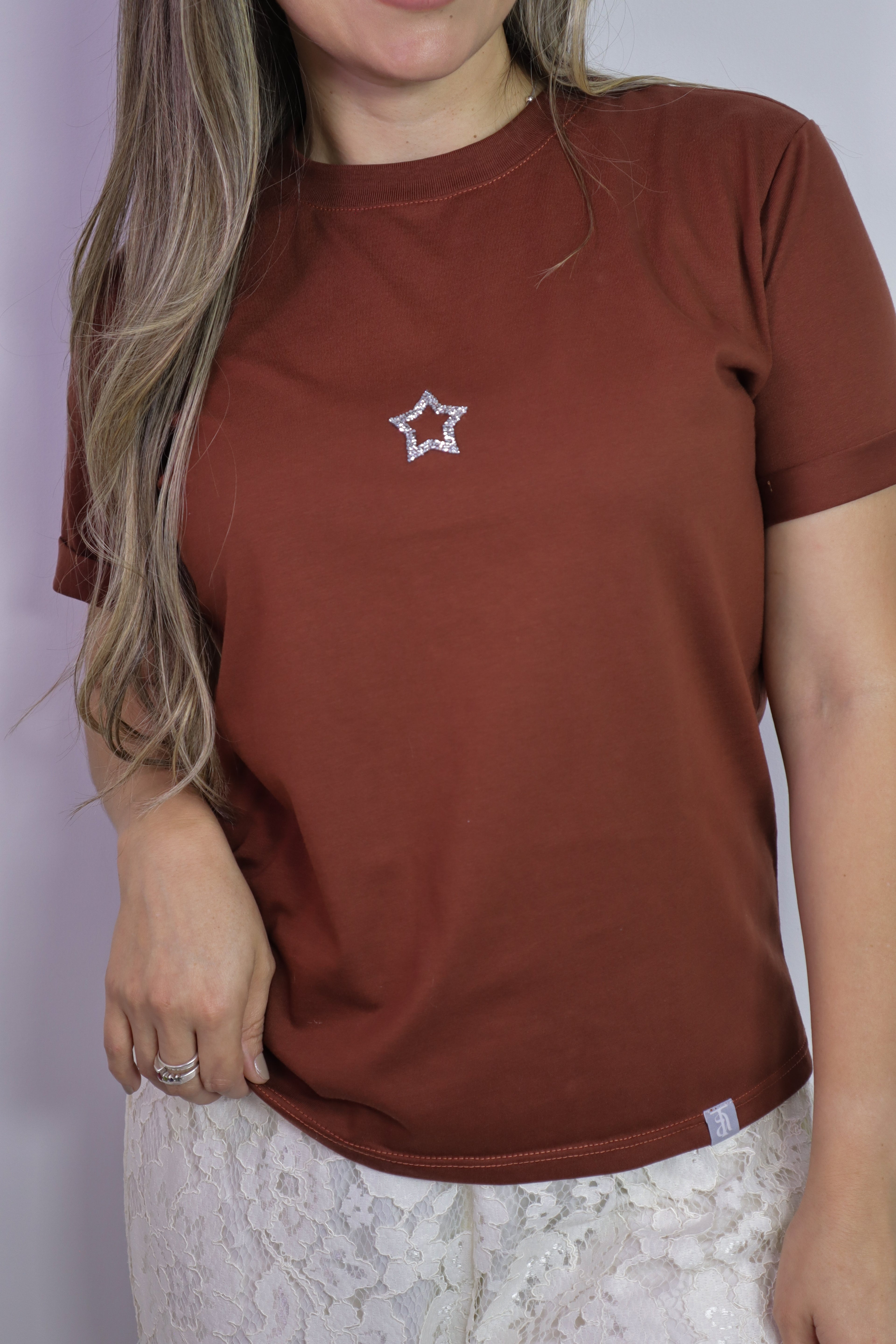CAMISETA ESTRELLA EN PEDRERÍA