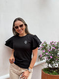 CAMISETA CORAZÓN ANATÓMICO MANGA TIPO PRINCESA