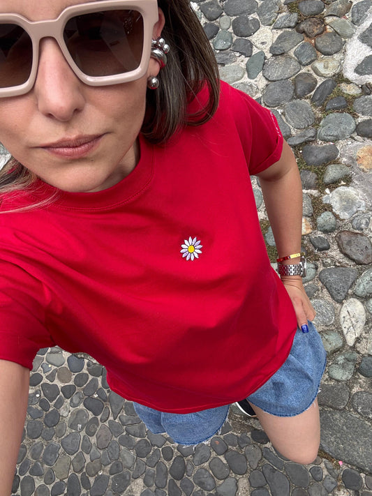 CAMISETA BORDADA A MAQUINA MARGARITA