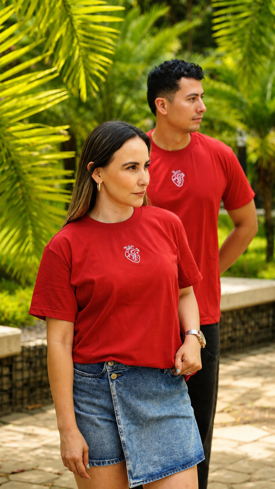 CAMISETA CORAZÓN ANATÓMICO MUJER