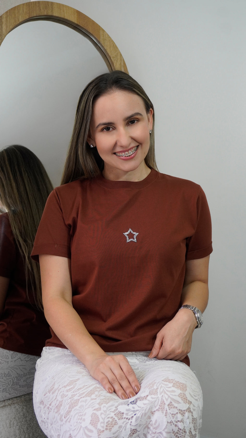 CAMISETA ESTRELLA EN PEDRERÍA