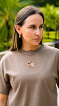 CAMISETA TIPO CROP ESTRELLA