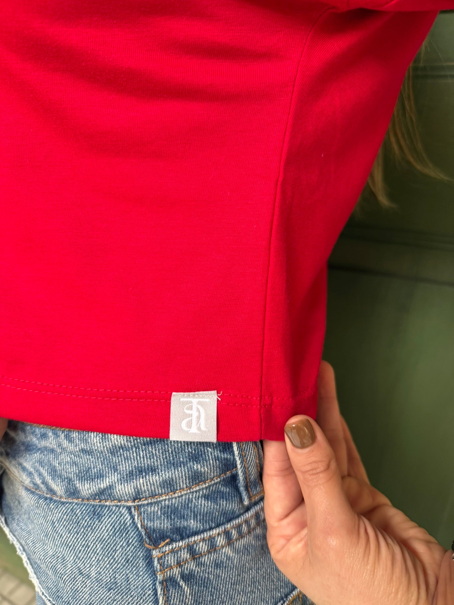 CAMISETA CROP CORAZON ANATÓMICO