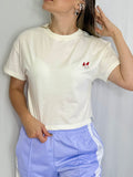 CAMISETA TIPO CROP TACONES