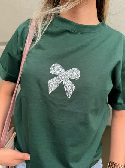 CAMISETA MOÑO EN PEDRERÍA