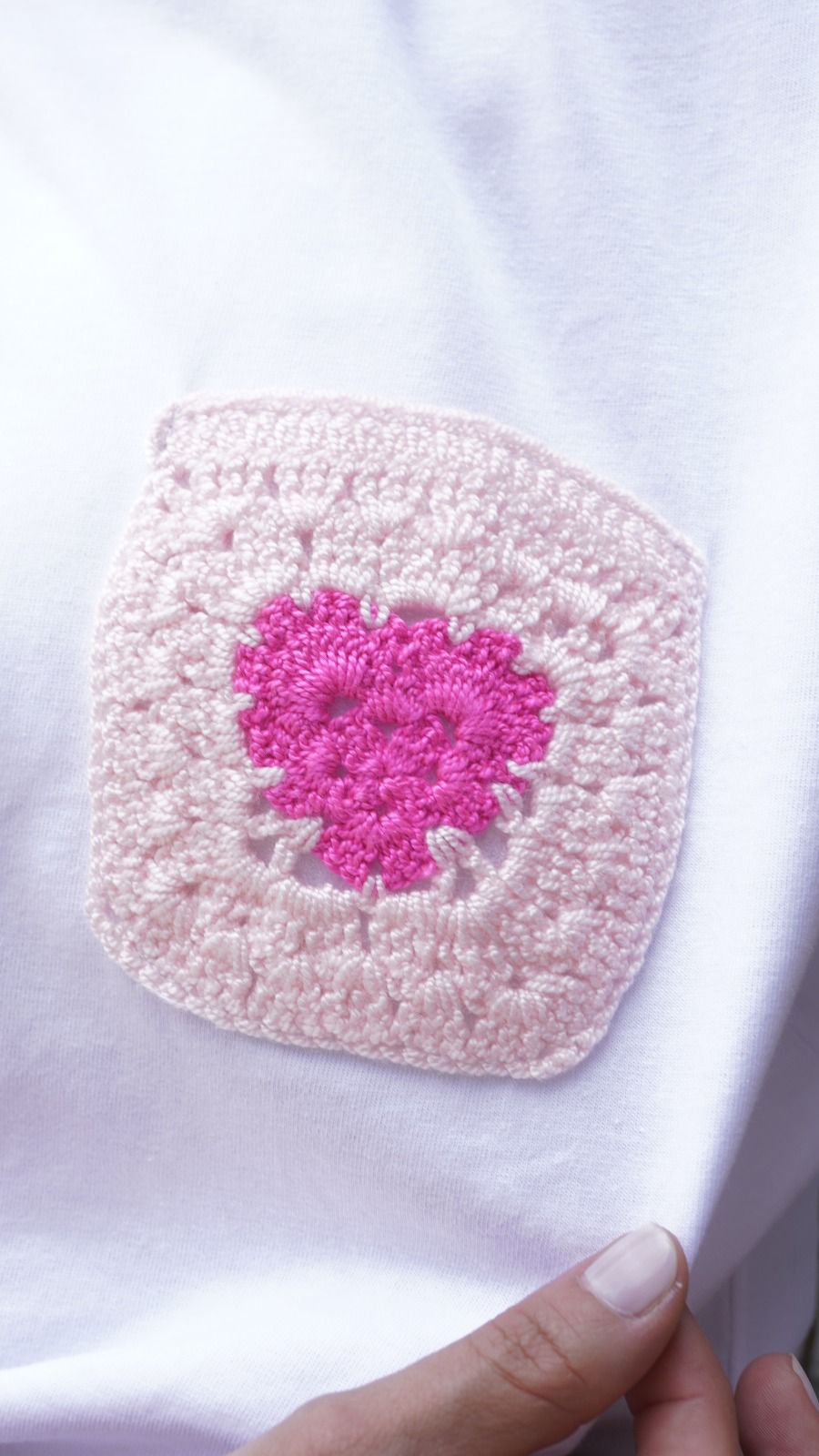 CAMISETA BOLSILLO CROCHET