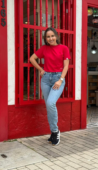 CAMISETA TIPO CROP CLÁSICAS